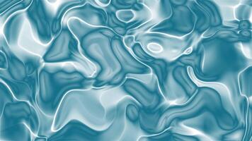 Teal abstract swirling liquid patterns suitable for backgrounds, posters, web designs. Serene texture adds calming effect to projects. video