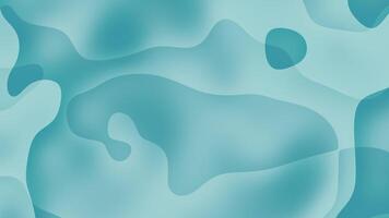 Abstract teal wave pattern for calming backgrounds. Suitable for web designs, wallpapers, branding, and digital art projects. Perfect for relaxation themes. video