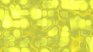 Title Yellow abstract organic shapes resembling flowing liquid. Ideal for backgrounds, wallpapers, and design templates for fluid art enthusiasts. video