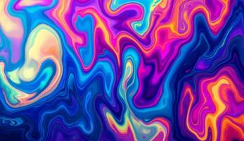 Vibrant Swirls of Color in a Smooth Dolly Shot Abstract Background Texture video