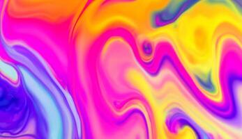 Vibrant abstract swirling colors creating a captivating flowing and smooth fluid background video