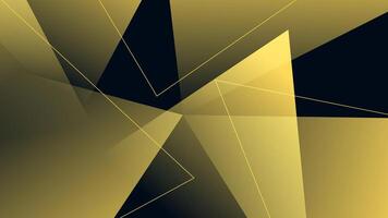 abstract dark yellow light liquid color with geometric shape background.. vector
