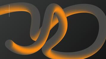 abstract dark color wavy shape orange light decorative background. eps10 . vector