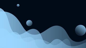 minimal abstract blue liquid gradient color with simple shape cool trendy design banner background.. vector