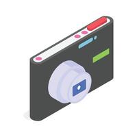 Grab this amazing icon of camera in modern style vector