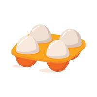 Perfectly designed eggs carton design in modern style vector