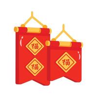 Grab this creative icon of chinese banner in modern style vector