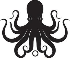 Octopus line art drawing Simple design vector