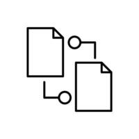 File icon design, Data archive storage organize business office and information theme illustration. vector