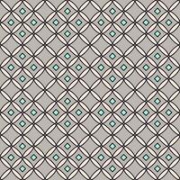Seamless Pattern Ellispe Tile Retro. vector