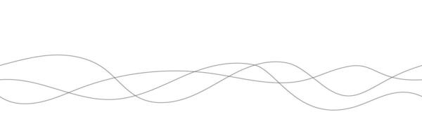Wavy line horizontal background vector