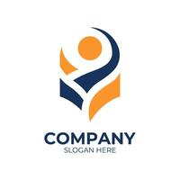 logo for a company based on a person vector