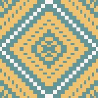 artesanía Arábica geométrico modelo y gente del diseño bordado, azteca geométrico ornamento impresión. diseño para alfombra, fondo de pantalla, ropa, envase, tela vector
