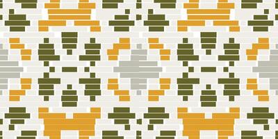Ethnic Style Abstract Geometric Pattern Designfolk Embroidery, Aztec Geometric Ornament Print. Design for Carpet, Wallpaper, Clothing, Wrapping, Fabric vector