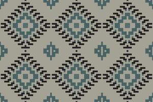 Retro Modern Abstract Geometric Patternfolk Embroidery, Aztec Geometric Ornament Print. Design for Carpet, Wallpaper, Clothing, Wrapping, Fabric vector