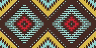 Geometric Abstract Geometric Pattern With Stripes Linesfolk Embroidery, Aztec Geometric Ornament Print. Design for Carpet, Wallpaper, Clothing, Wrapping, Fabric vector