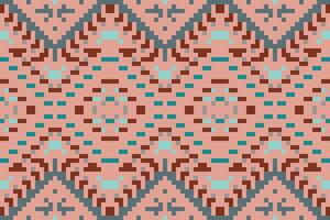 Boho Abstract Geometric Pattern Wallpaperfolk Embroidery, Aztec Geometric Ornament Print. Design for Carpet, Wallpaper, Clothing, Wrapping, Fabric vector