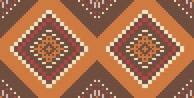 Native Patterns Ikat Pattern Meaningfolk Embroidery, Aztec Geometric Ornament Print. Design for Carpet, Wallpaper, Clothing, Wrapping, Fabric vector