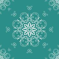Damask Floral Patterns Mosaic Chinese Traditional Pattern Folk Embroidery, Aztec Ornament Print. Design for Carpet, Wallpaper, Clothing, Wrapping, Fabric vector
