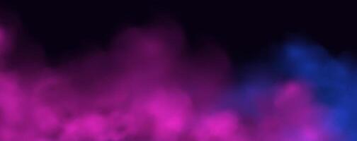 Pink Mist Dreams Floating Across the Azure Horizon vector