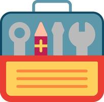 Tool Box Illustration Flat Design vector