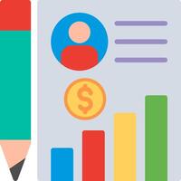 Portfolio Illustration Flat Design vector