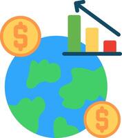 Global Economy Illustration Flat Design vector