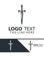 Grimstrike sword logo vector