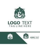 Echo Strings guiter logo vector