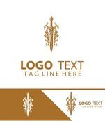 Darkflame Blade sword logo vector