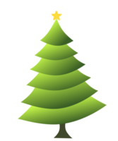 Element of Christmas tree design png