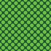 Decoration dot seamless pattern dot circle balance cute design of green color background. vector