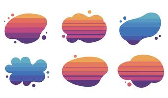 Scenic Beach Sunset Set for Capturing the Retro Aesthetic of the 80s vector