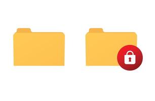 Web document with and without lock vector