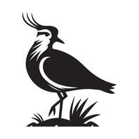 Southern Lapwing Silhouette Vectors Files for Easy Customization