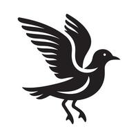 Artistic Grey Gull Silhouettes for Digital Art and Web Design vector