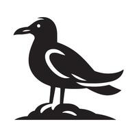 Grey Gull Silhouette Vectors for Branding and Identity Design