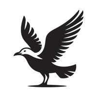 Grey Gull Silhouette Vectors for Eco-Conscious Branding Projects