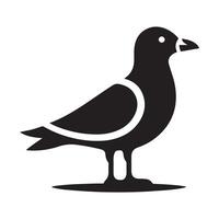 Grey Gull Silhouettes Perfect for Invitations and Printables vector