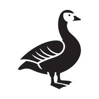 Customizable Barnacle Goose and Ibis Silhouette Vectors for Creatives