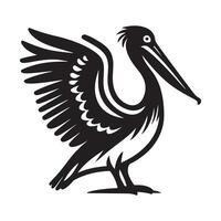 Spot-Billed Bird Silhouette Vectors Pack A Must-Have for Designers