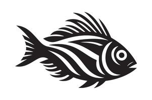 Vectors Illustrations of Saddleback Fish Silhouettes for Professional Use