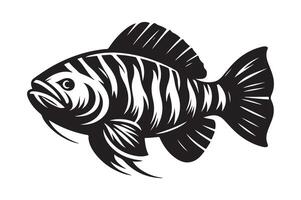 Create Stunning Graphics with Goliath Tigerfish Silhouette Vectors