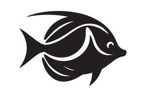 Blue Tang Silhouette Vectors Perfect for Ocean Conservation Projects