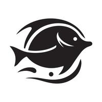 Create Stunning Designs with Blue Tang Silhouette Vectors