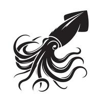 Squid Silhouette Vectors Graphics for Stunning Website Illustrations