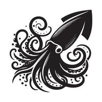 Download Squid Silhouette Vectors for Your Next Web Design Project