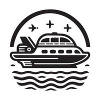 Hovercraft Silhouette Vectors for Professional Web and Mobile Graphics