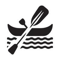 Paddle Boat Silhouette Vectors Set Ready for Your Design Projects