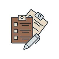 report icons symbol elements vector